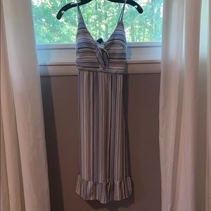 Women’s striped sundress.